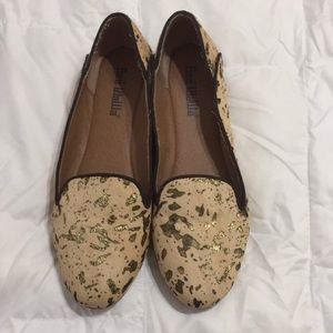 Anthropologie calf hair shoes